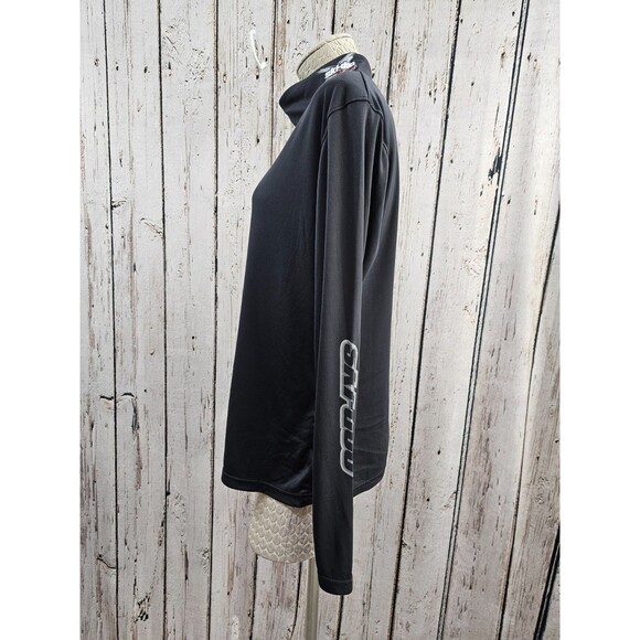 SKI-DOO Team Black Long Sleeve Slinky Turtleneck Pullover Women's Large EUC - Picture 7 of 12